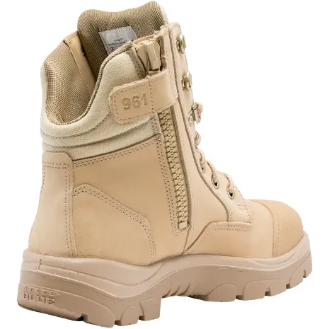 Steel Blue Men's Southern Cross 6" Side Zip WP Steel Toe Work Boot - Sand - 812961