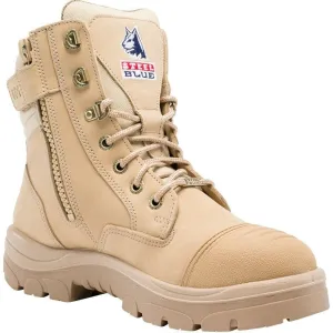 Steel Blue Men's Southern Cross 6" Side Zip WP Steel Toe Work Boot - Sand - 812961