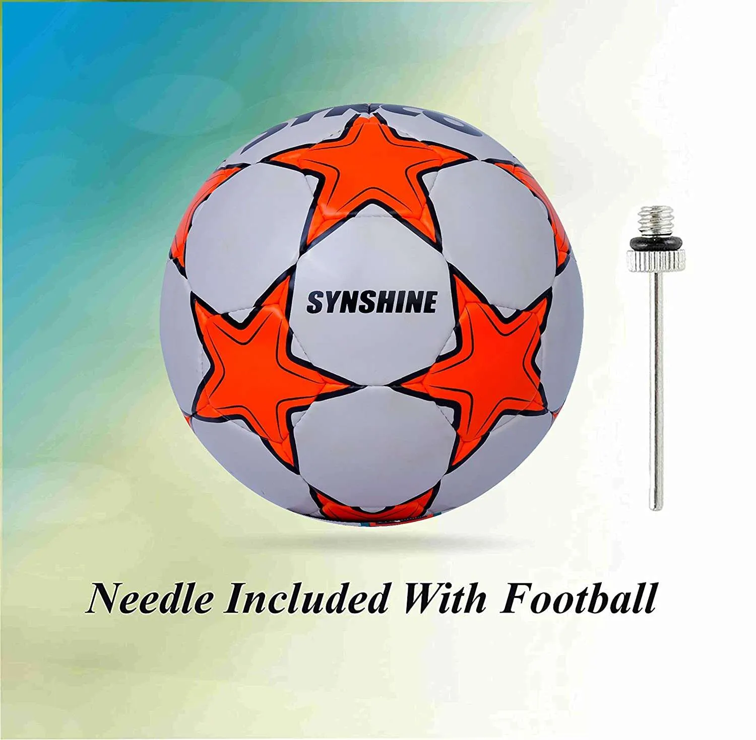 SYNCO Professional FIFA Football Ball Hand Stitch Model Synshine Size-5