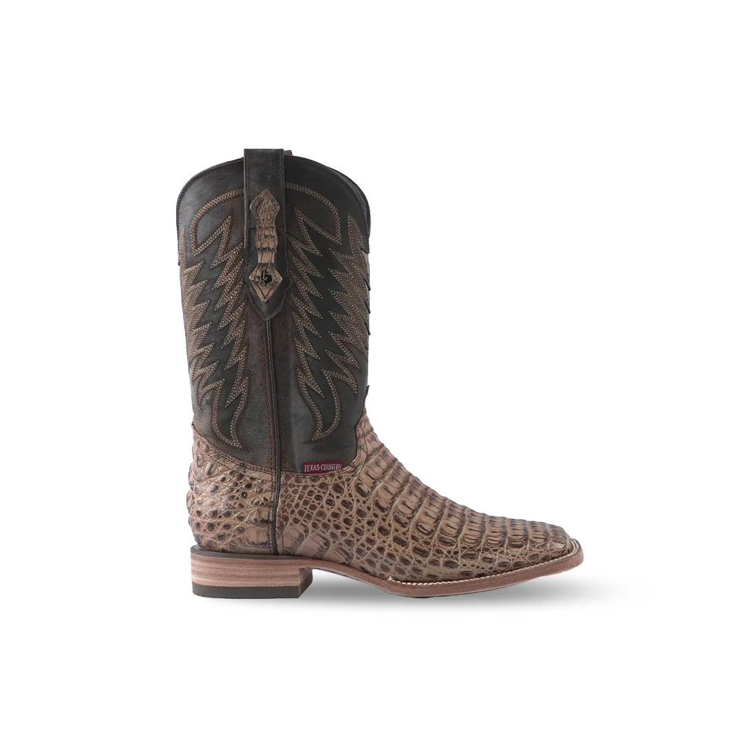 Texas Country Exotic Boot Lomo Caiman Antique PS LM10