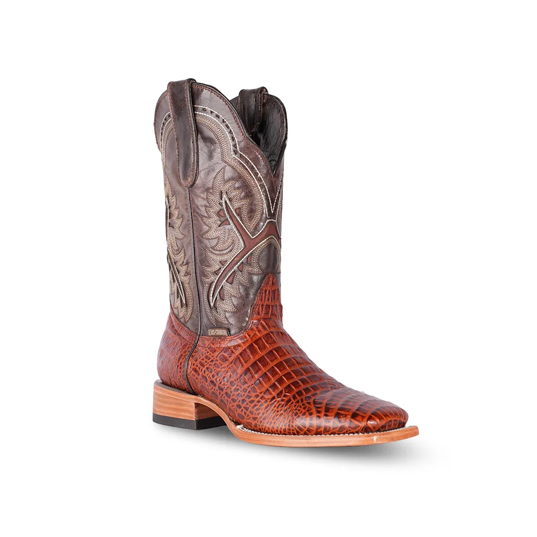 Texas Country Western Boot Belly Cogñac E423