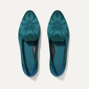 The Almond Loafer - Dark Jade