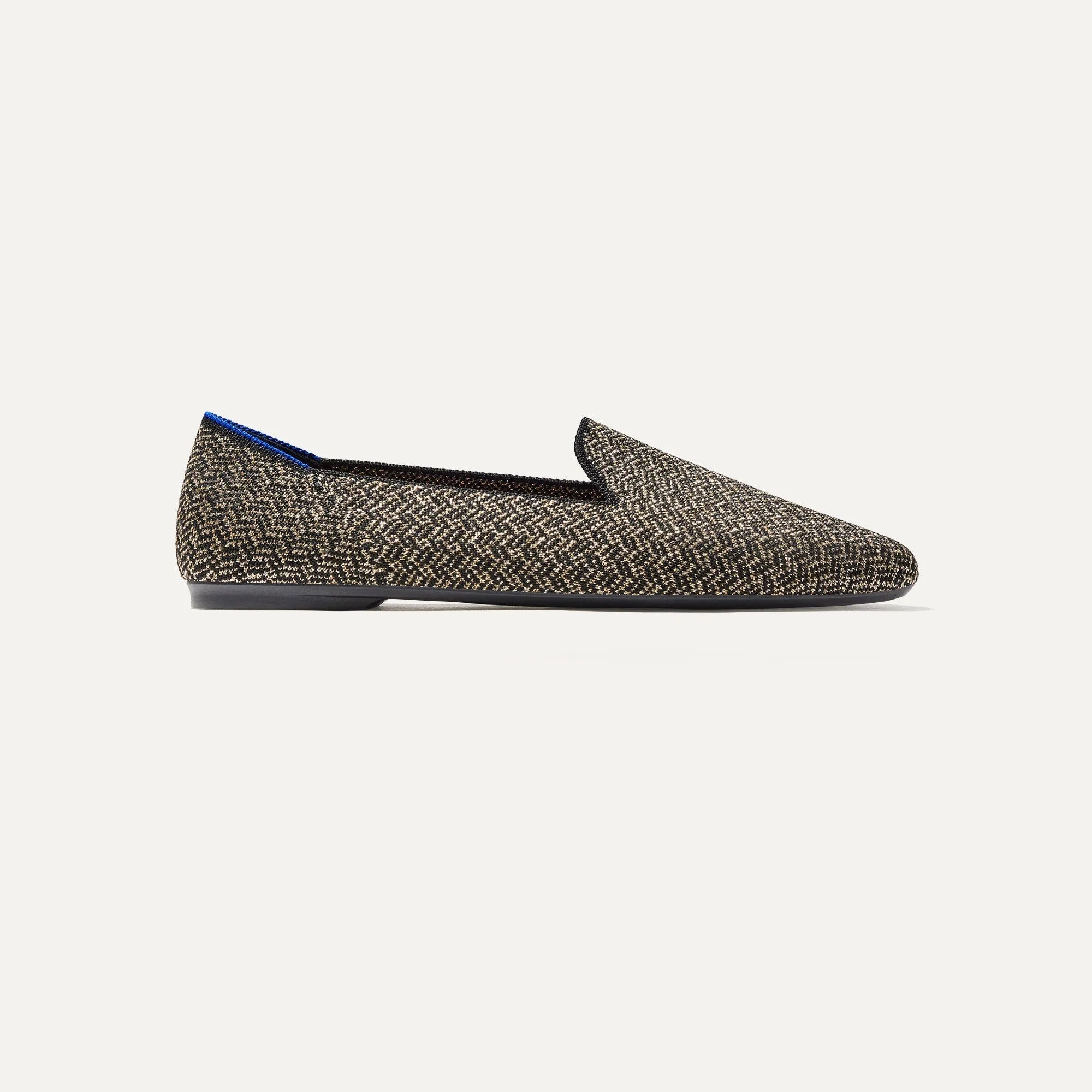 The Almond Loafer - Sparkle Herringbone