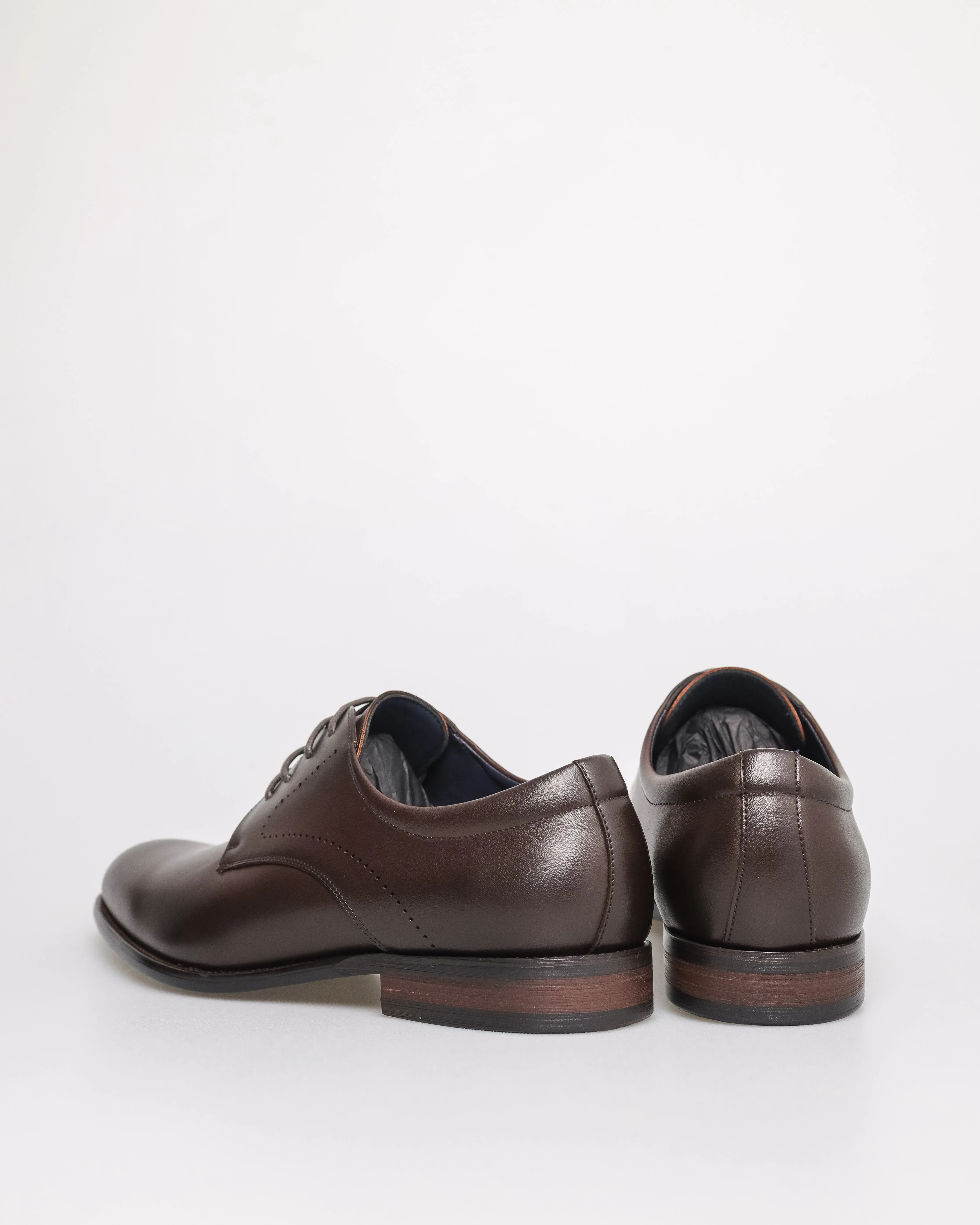 Tomaz F399 Men's Plain Toe Derby (Coffee)