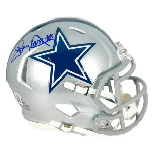 Tony Dorsett Signed Dallas Cowboys Speed Mini Football Helmet Blue Ink (Beckett)