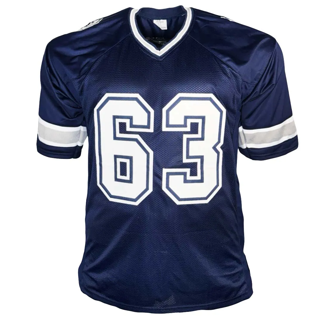 Tyler Biadasz Signed Dallas Navy Football Jersey (Beckett)