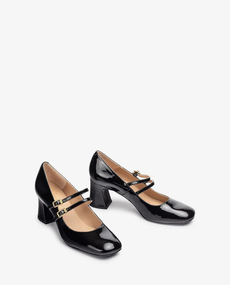 Unisa Mount Mary Jane Patent Double Strap Shoe