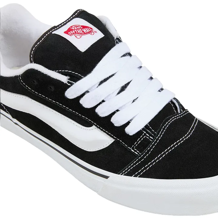 Vans scarpa sneakers da uomo Knu Skool VN0009QC6BT1 nero-bianco