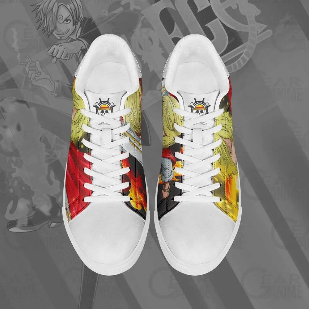 Vinsmoke Sanji Skate Shoes OP Custom Anime Shoes