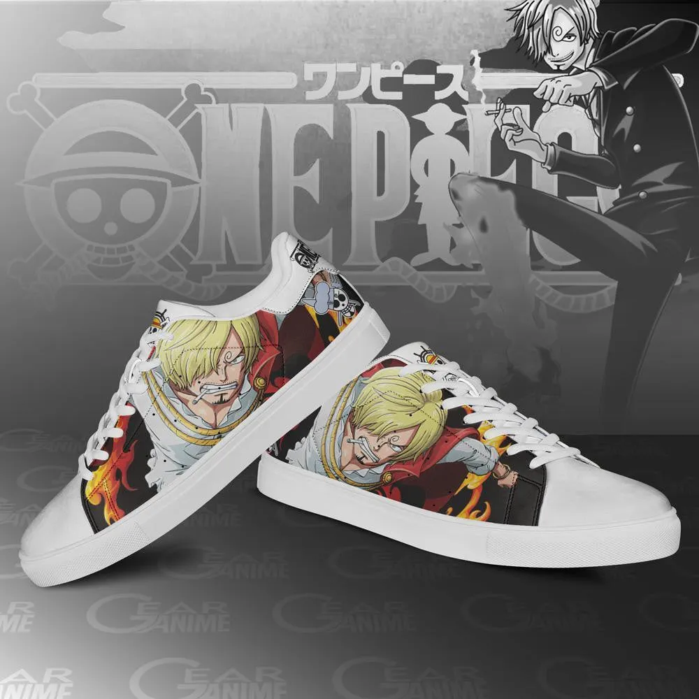 Vinsmoke Sanji Skate Shoes OP Custom Anime Shoes