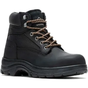 Wolverine Women's Carlsbad 6" Steel Toe WP Work Boot- Black- W241013