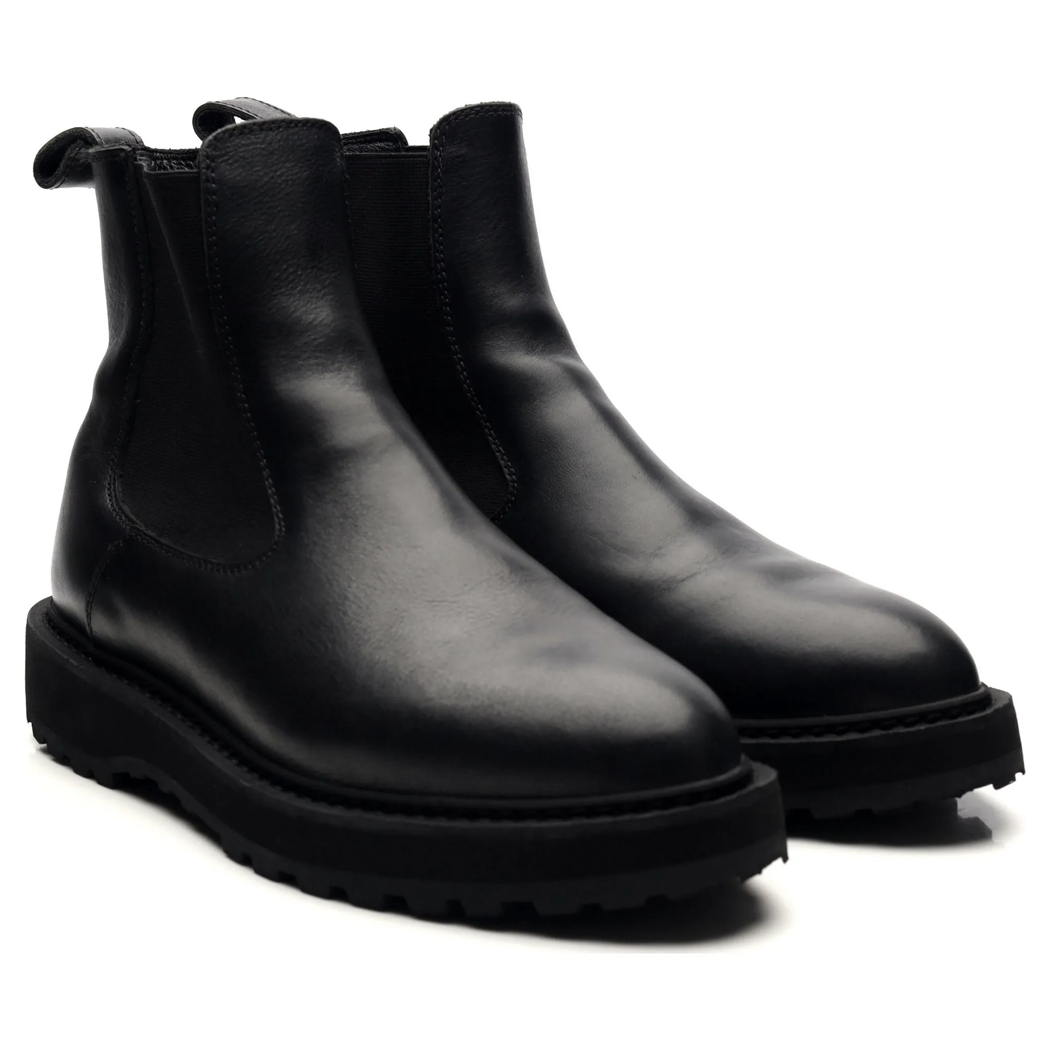 Women's 'Alberone' Black Leather Chelsea Boots UK 8 EU 41