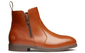 'Xena Workwear' Women's Omega EH Pull On Steel Toe - Bourbon Brown